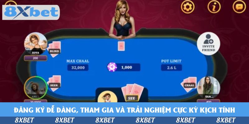Tham Gia Chơi Teen Patti Ở 8xbet - Cơ Hội Cho Mọi Tín Đồ